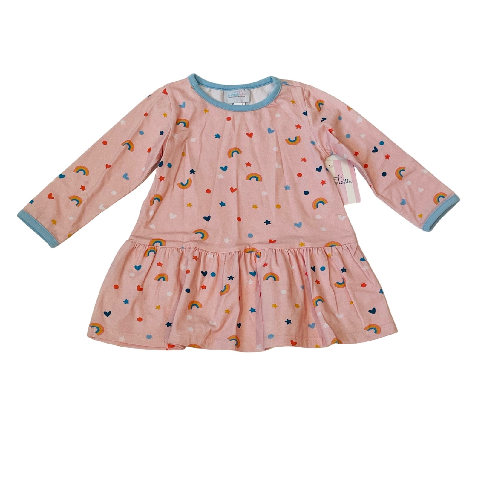 Nwt James & Lottie 12m Rosie Rainbow Dress